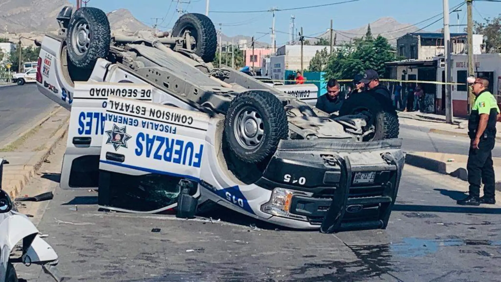 policias estatales chocaron